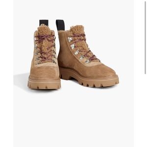 NEW - Rag & Bone Quest Lace-Up Ankle shearing lined warm winter snow Boots
